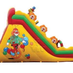Toboggan gonflable Clown