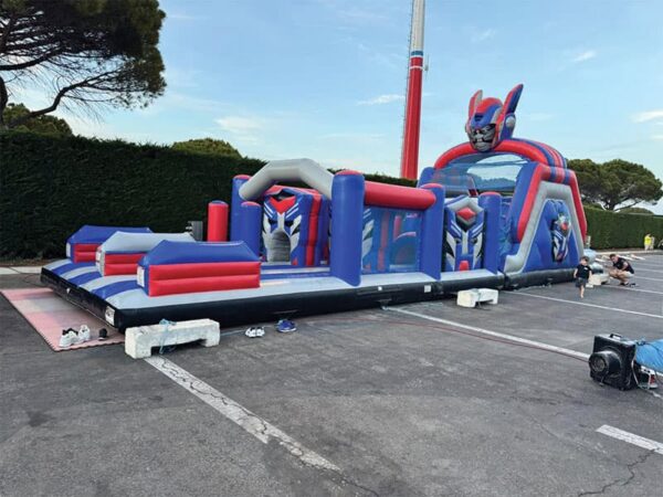 Parcours Gonflable Transformers
