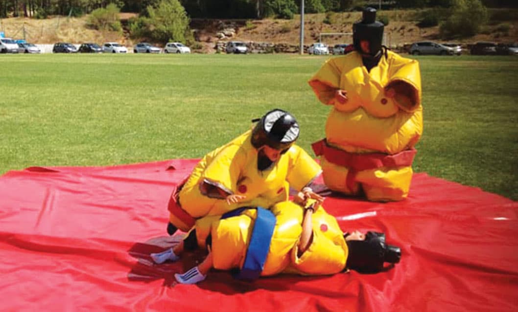 Combat de sumo gonflable